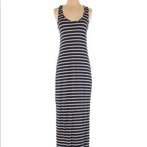 Amour vert striped maxi dress